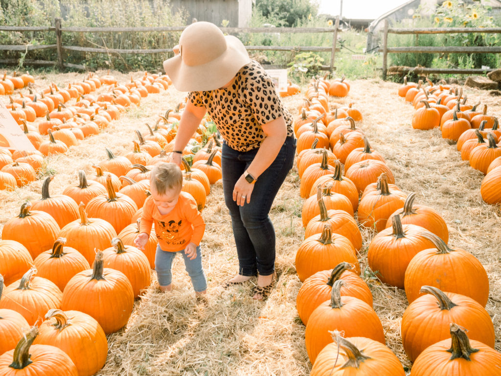 Mommy and me pumpkin patch New England Living