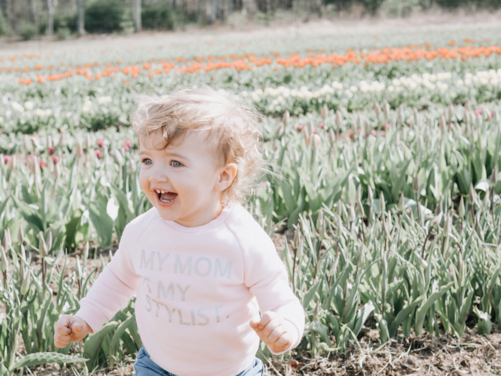 tip toeing through the tulips