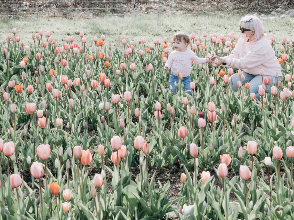 girl-mama-tip-toeing-through-the-tulips