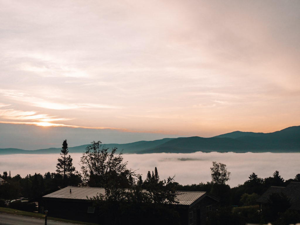 vermont mountain sunrise