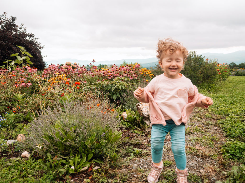 toddler on vacation