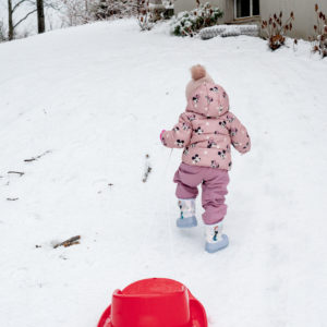 toddler-sledding